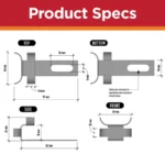 Heat Tape Clip Specs S5-U