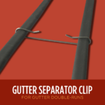 Heat Tape Gutter Separator Clip