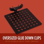 Single-Cradle Oversized Heat Tape Clip