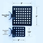 Single-Cradle Oversized Heat Tape Clip