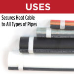 Heat Tape Pipe Installation Tape