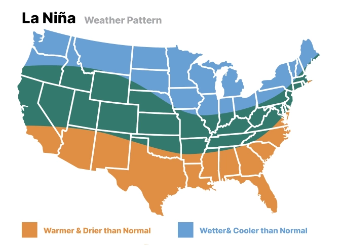 Map of potential ice dams for this coming season
